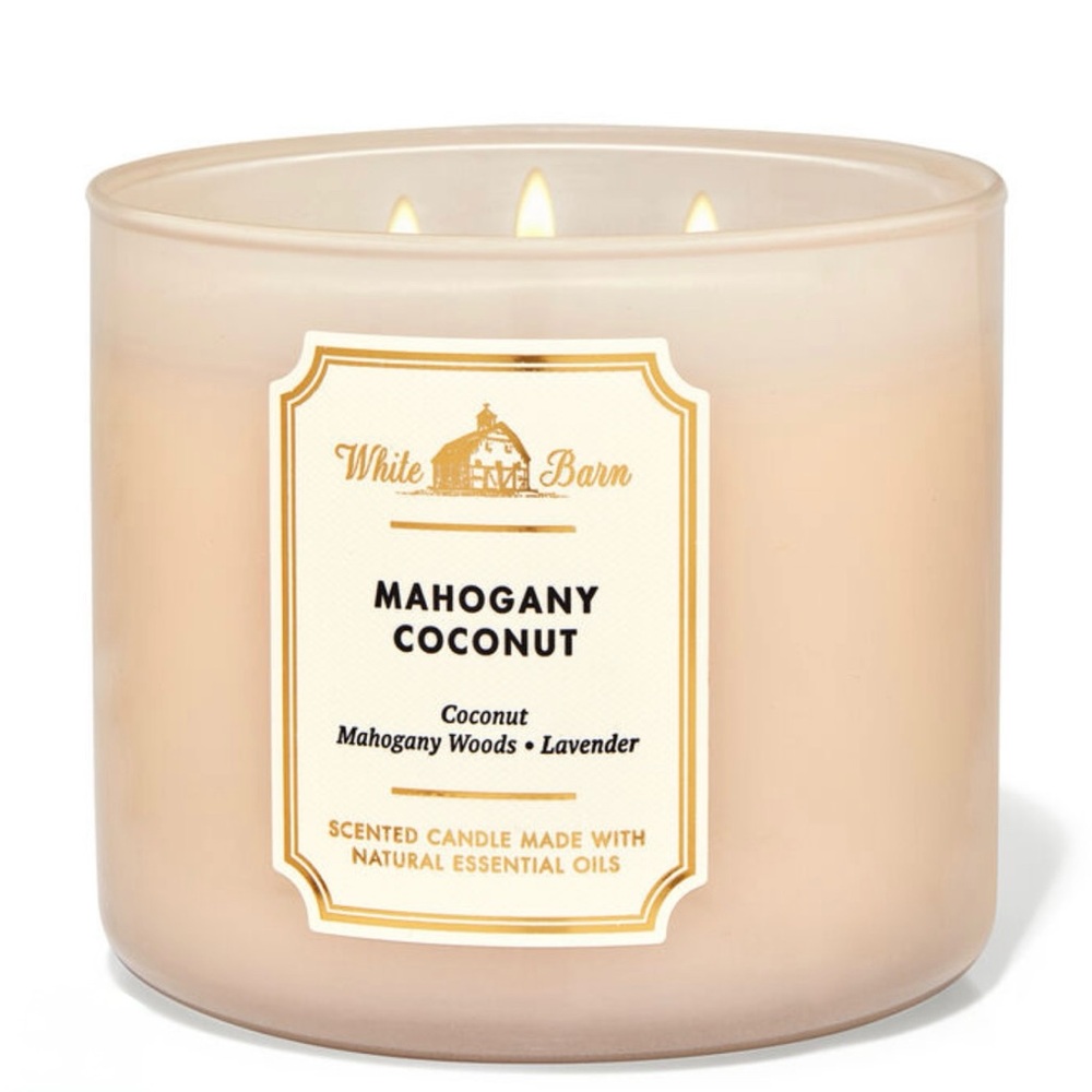 White Barn Mahogany Coconut Candle